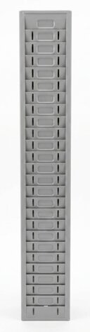 Casellario Porta badge 25 poti alluminio per rilevazione presenze |DMD ASTI | iTALIA