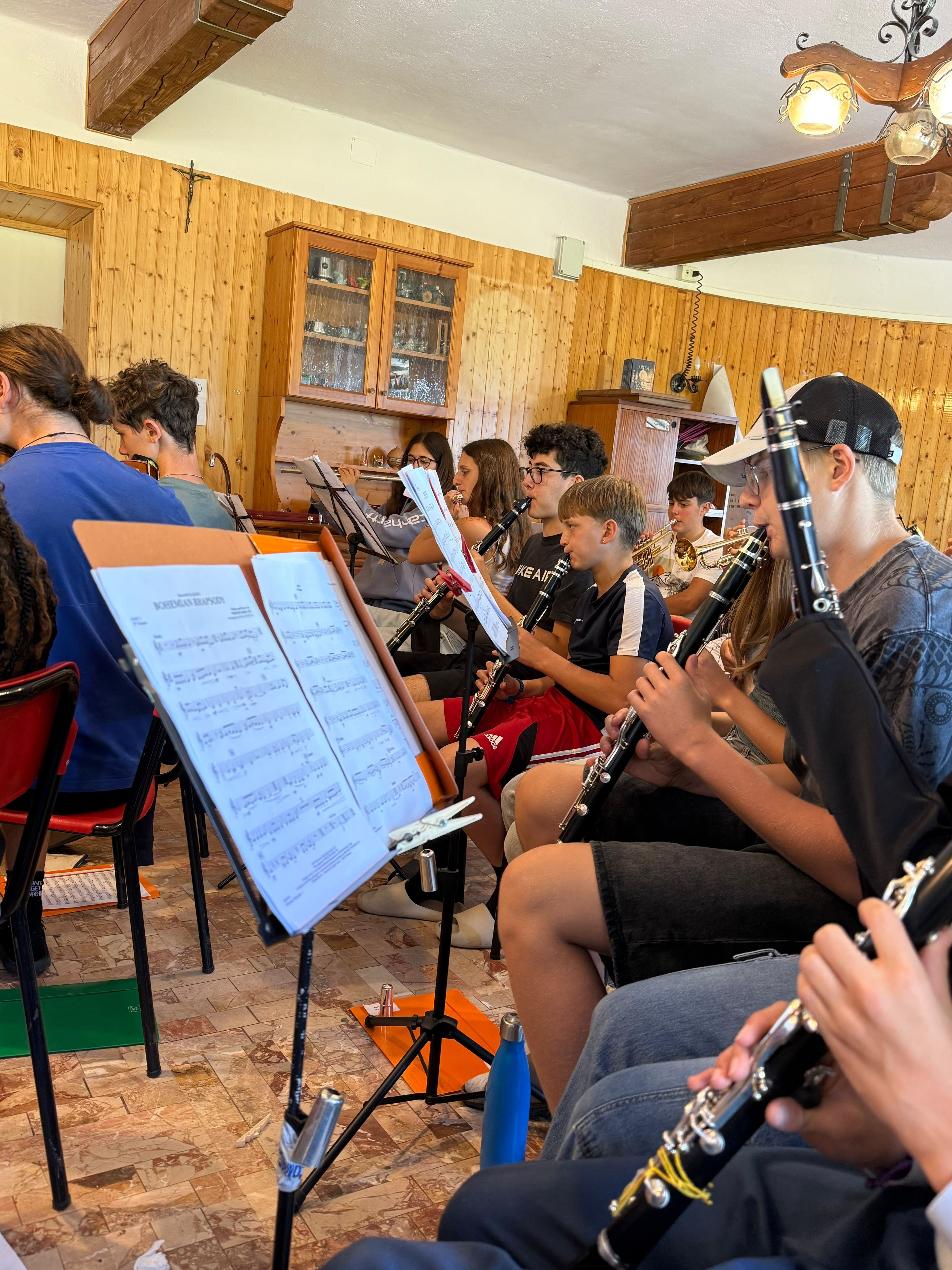 La sezione dei clarinetti