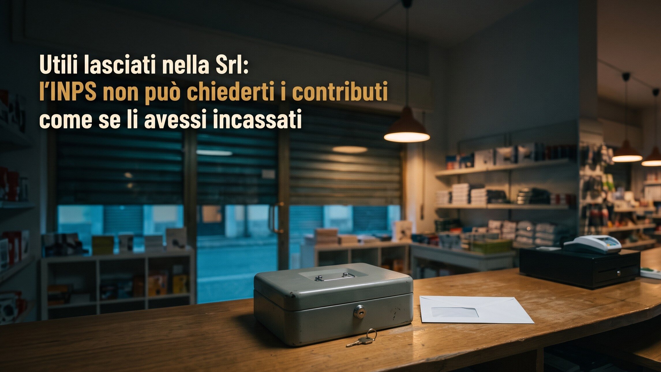 Utili lasciati nella Srl: l'INPS non pu&ograve; chiederti i contributi come se li avessi incassati