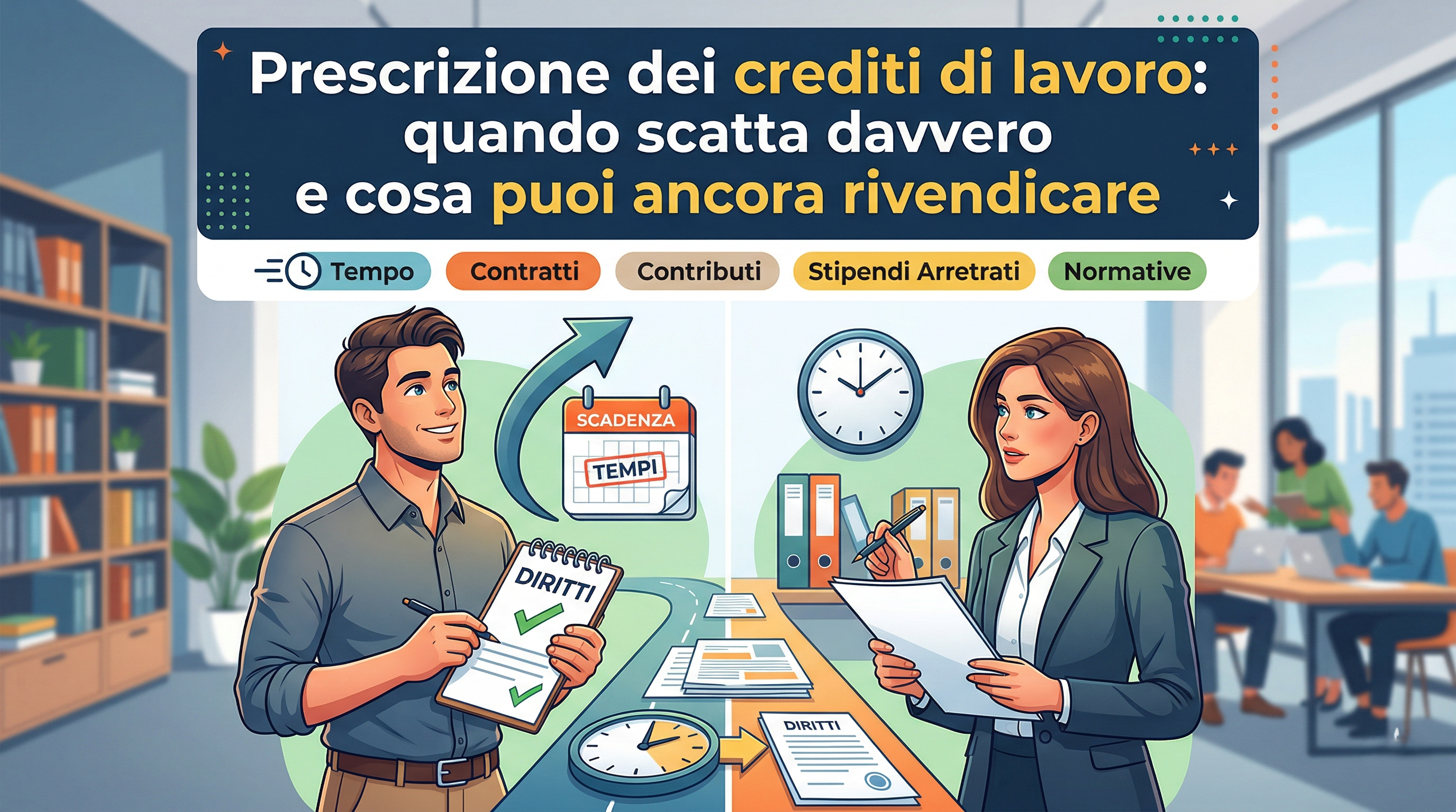 Prescrizione dei crediti di lavoro: quando scatta davvero e cosa puoi ancora rivendicare Prescrizione dei crediti di lavoro: quando scatta davvero e cosa puoi ancora rivendicare