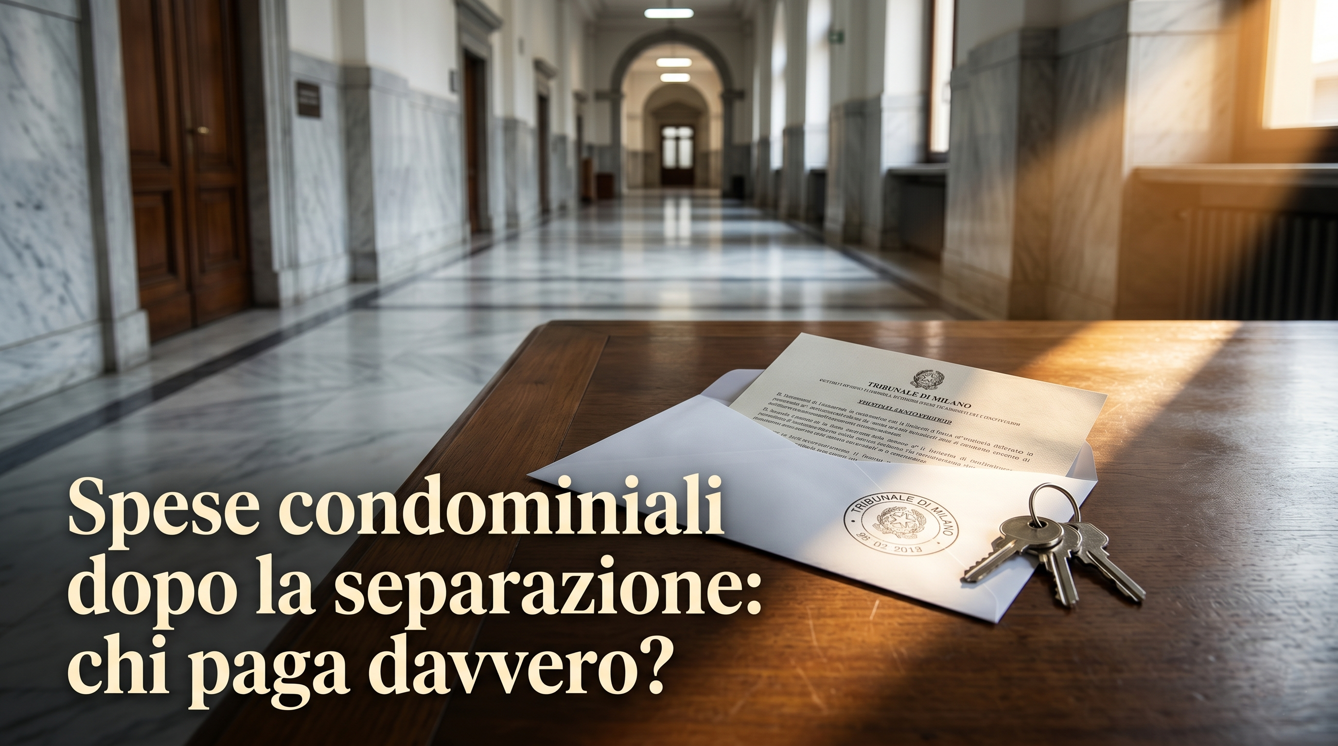 Spese condominiali dopo la separazione: chi paga davvero?