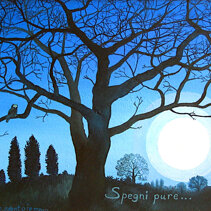 Spegni pure Olio su tela 40x30 - 1999