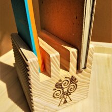 Porta blocchetti da scrivania con logo