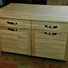 Isola cucina in frassino