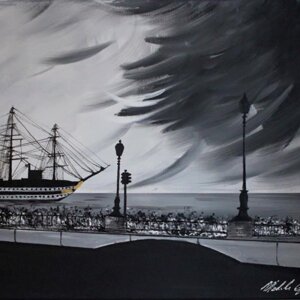 Acrilico su tela, misure 60X80 cm. DIPINTO NON DISPONIBILE.