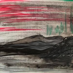 Pastelli ad olio su mdf. Misure 31X43 cm, anno 2017.