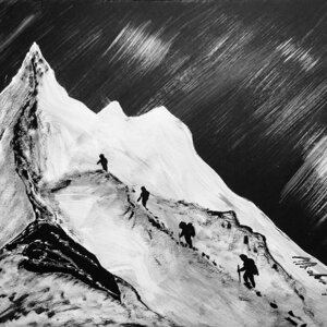 Acrilico su polypatte, misure 29X42 cm, anno 2016.