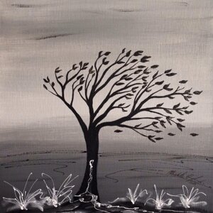 Acrilico su tela, misure 30X30 cm; Anno di realizzazione 2015. DIPINTO NON DISPONIBILE