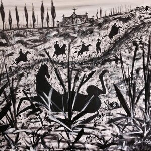 Acrilico su tela, misure 100X120 cm, anno 2015.
