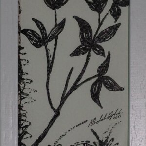 Acrilico su cartoncino, misure 15X10 cm; Anno di realizzazione 2015.