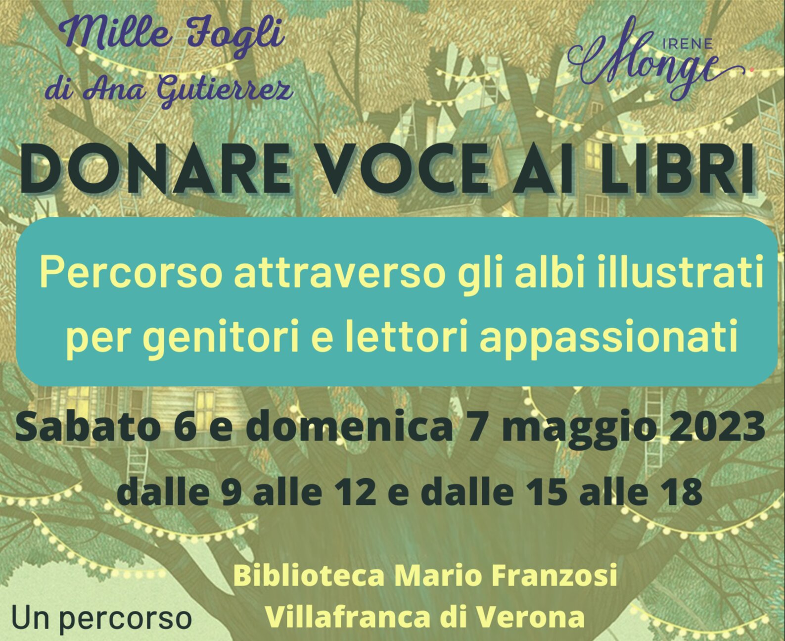 Donare la voce ai libri.