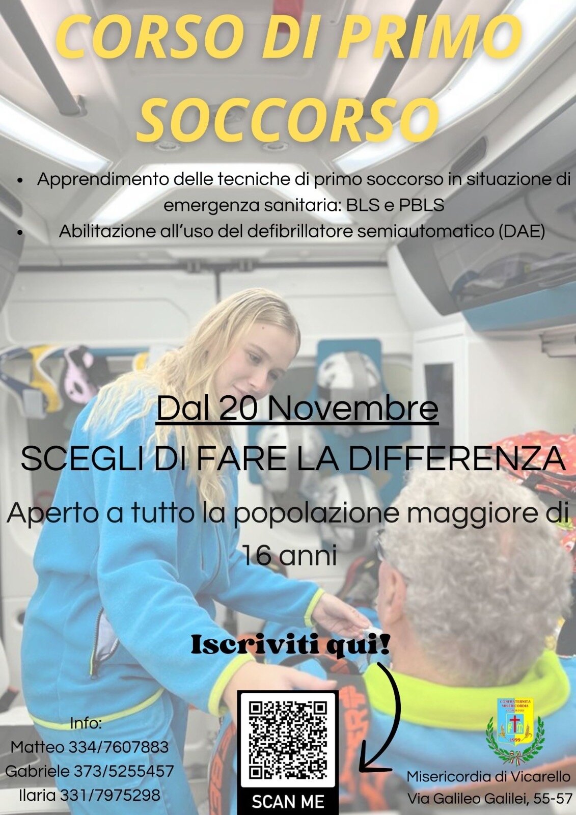 Corso di primo soccorso Corso di primo soccorso