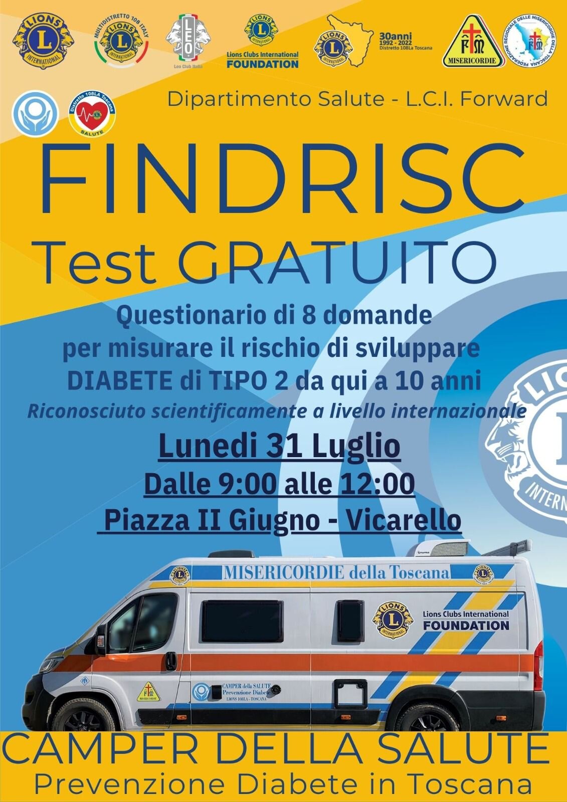 Prevenzione diabete in Toscana