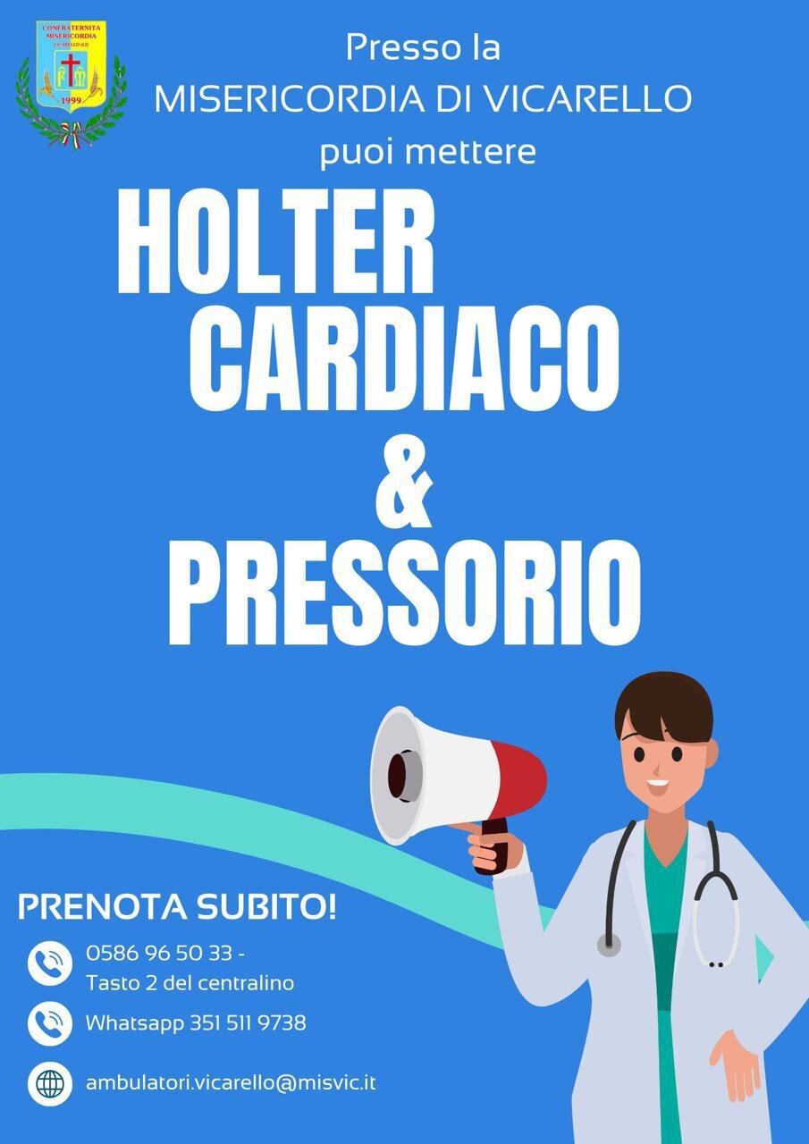 Holter cardiaco e pressorio Holter cardiaco e pressorio