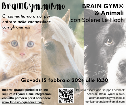 brain gym e animali