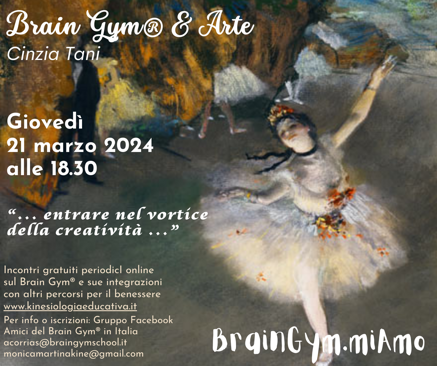 brain gym e arte