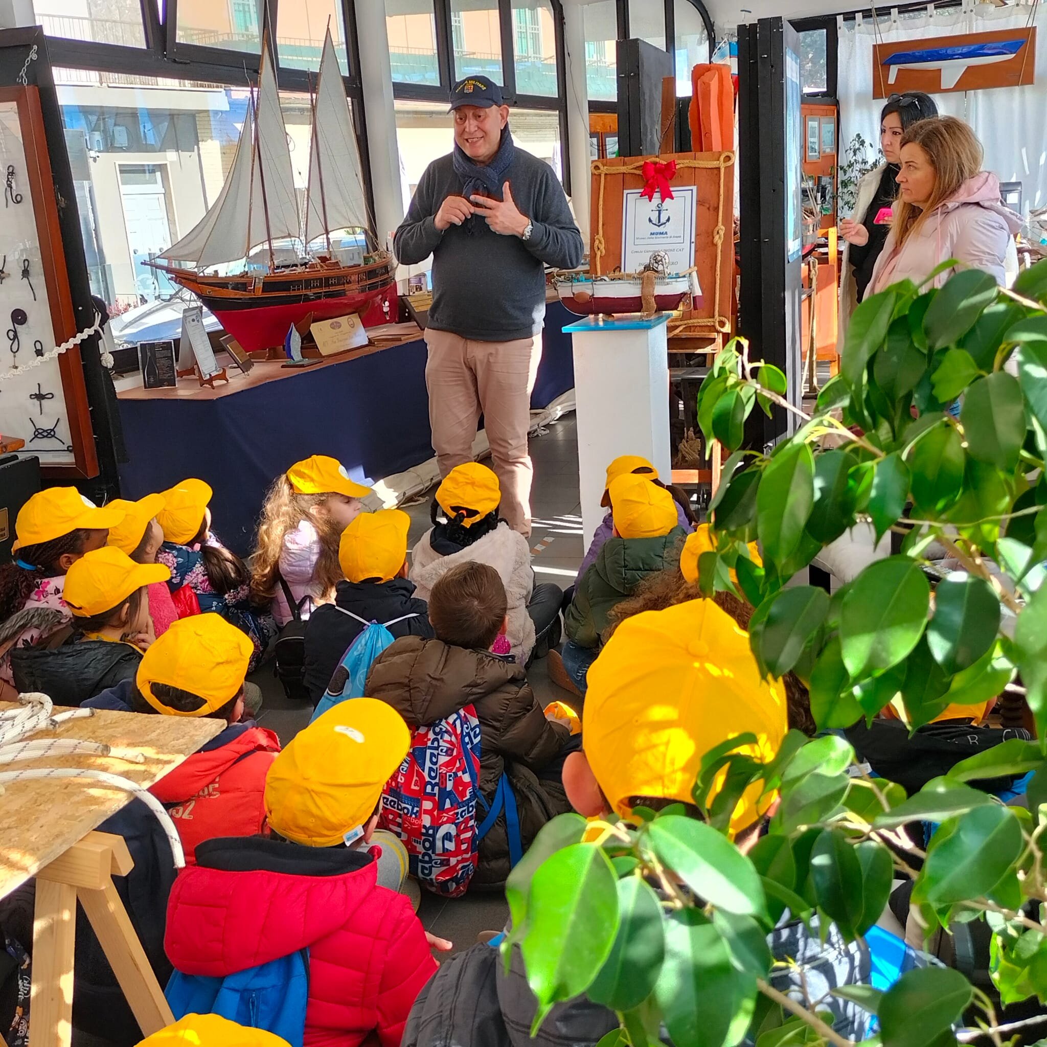 Anzio-Muma. Visita delle scuola Saragat.