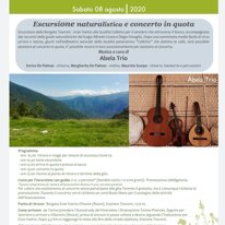 ESCURSIONE NATURALISTICA E CONCERTO IN QUOTA 08/08/2020