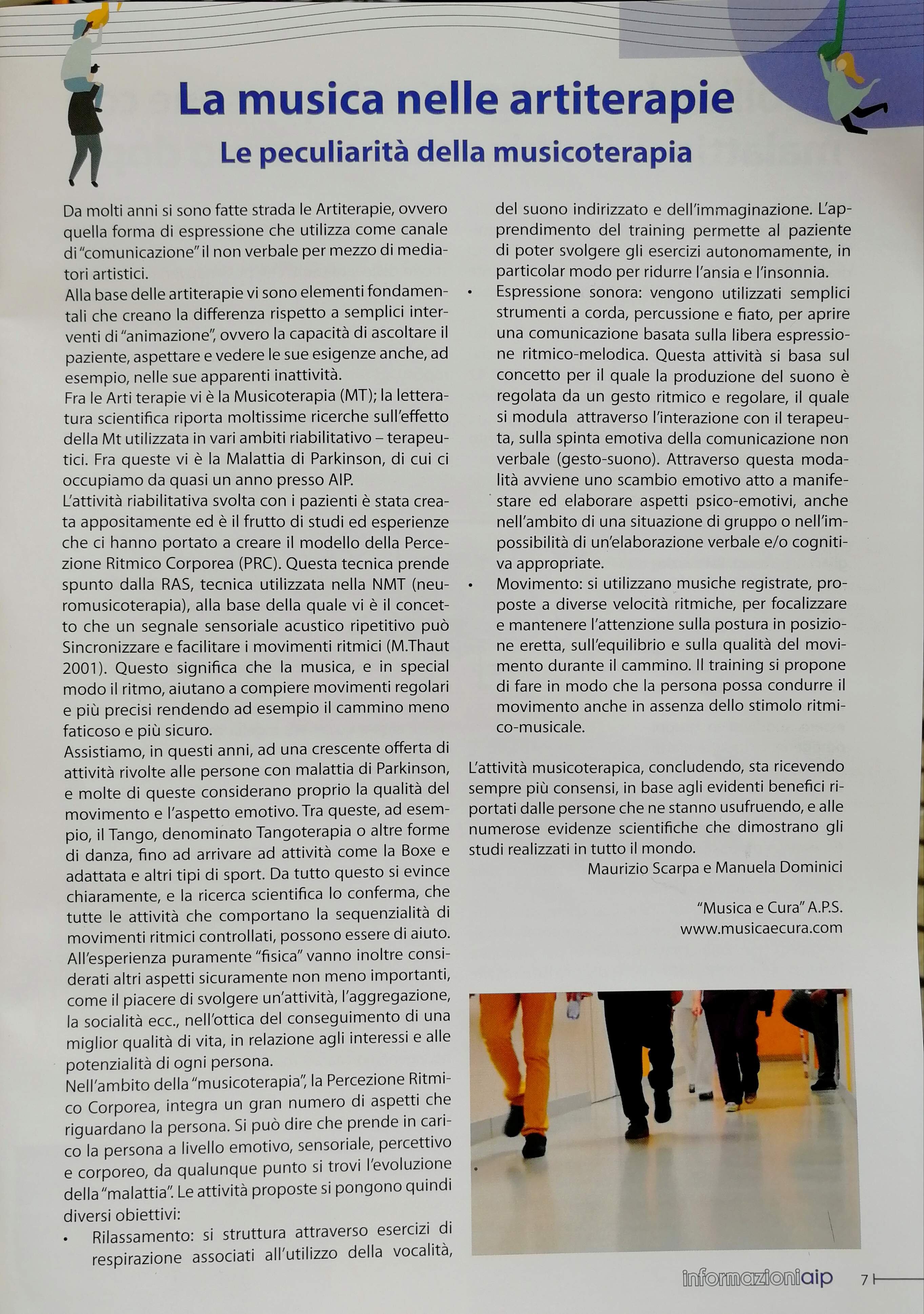 La musica nelle artiterapie - Le peculiarità della musicoterapia