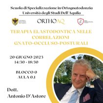 Corso - Terapia Elastodontica ORTHOAQ - L'Aquila 2023 Corso - Terapia Elastodontica ORTHOAQ - L'Aquila 2023