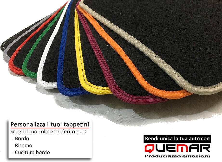 Tappetini auto personalizzati Tappetini auto personalizzati