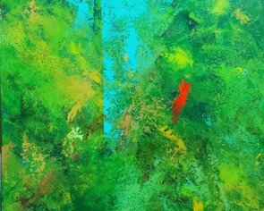 acrilico su tela, 60x60