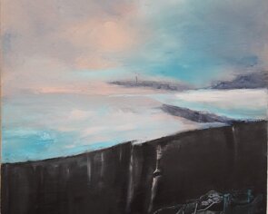 olio su tela, 50x70 - spatola