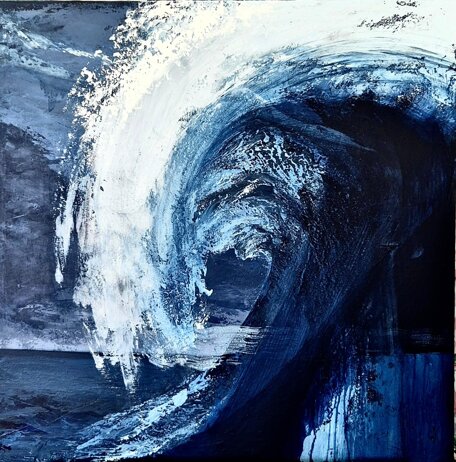 acrilico su tela, 80x80