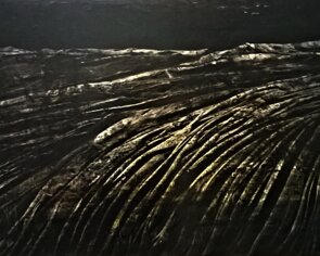 olio su tela, 100x80 - spatola