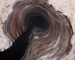 tecnica mista, 70x80 - spatola