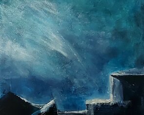 olio su tela, 40x40