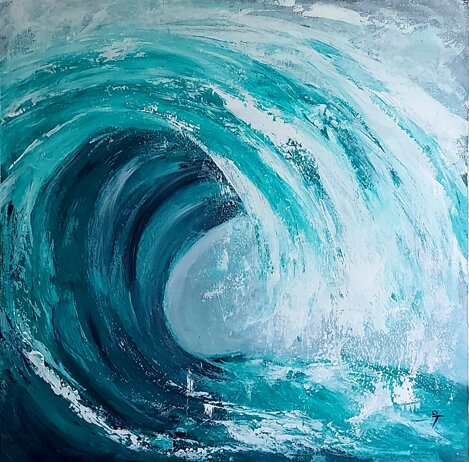 acrilico su tela, 50x50