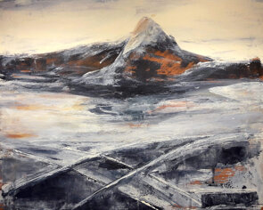 acrilico su tela, 50x50 - spatola