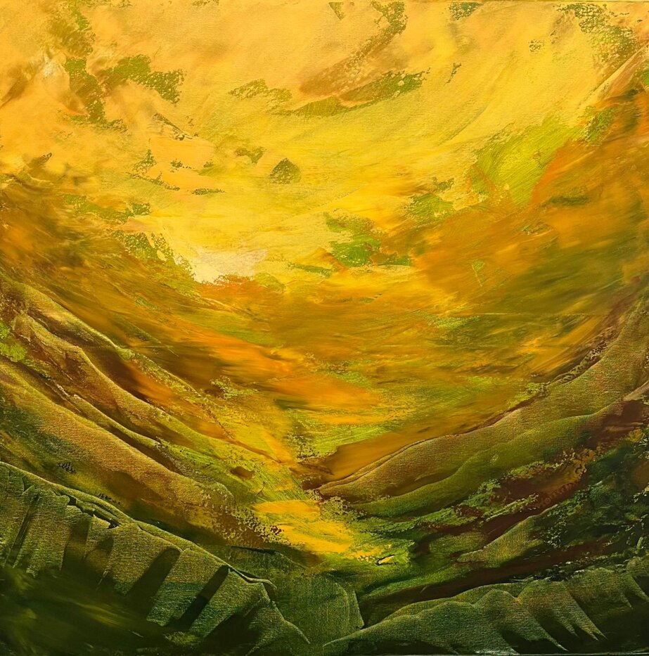 acrilico su tela, 80x80