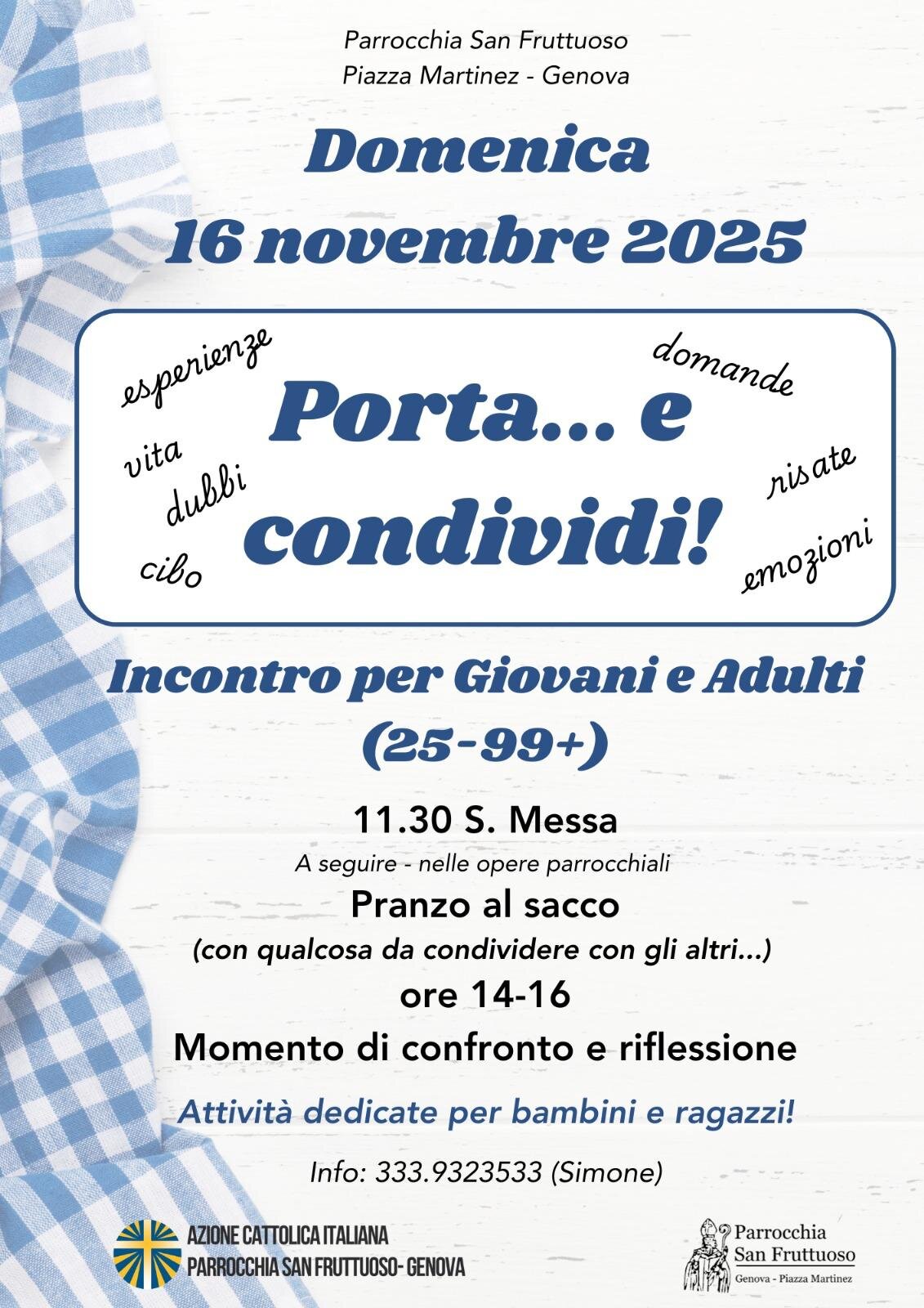 Porta e condividi 16 Novembre