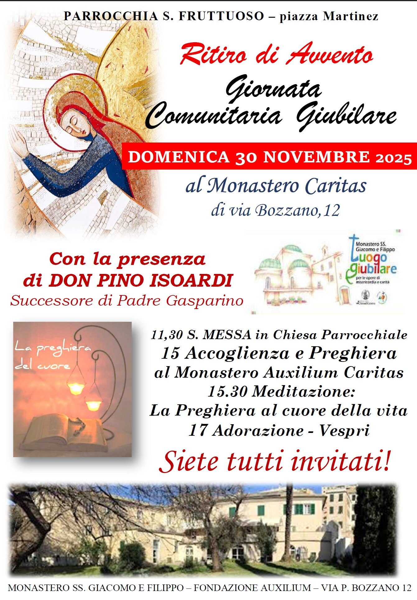 Ritiro di Avvento - Domenica 30 Novembre