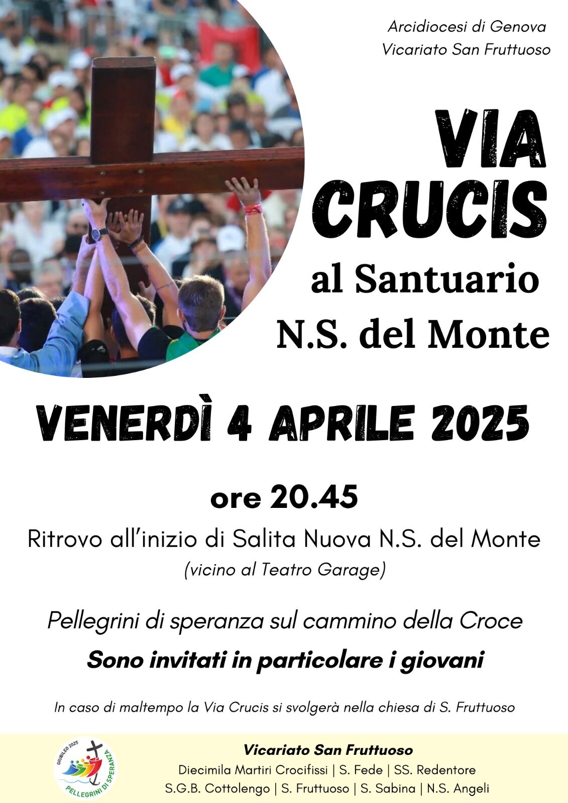 Via Crucis al Santuario N.S. del Monte - Venerdì 4 Aprile 2025