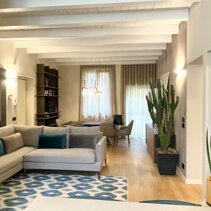 Realizzazione Progetto Arredamento per Interni Vista globale Living Open Space