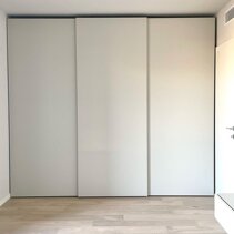 Realizzazione Progetto Arredamento per Interni Vista frontale Armadio scorrevole Camera Matrimoniale