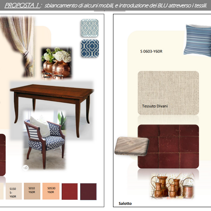 Studio Colore per Interni & Relooking zona giorno Progetto con Studio Colore