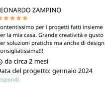 Recensioni su Pat Gabò Interiors Recensione su Servizio Interior Design
