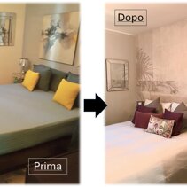Realizzazione Progetto di Home Relooking Prima e Dopo - CAMERA MATRIMONIALE