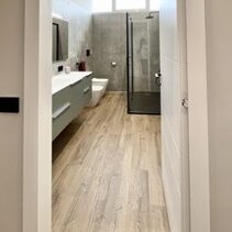 Progetto Interni globale con Ristrutturazione Ingresso Bagno di Servizio