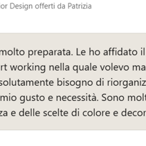 Recensioni su Pat Gabò Interiors Recensione su Servizio Home Relooking