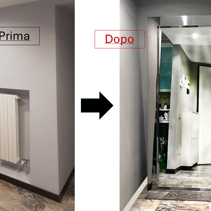 Realizzazione Progetto di Home Relooking Prima e Dopo - Ingresso