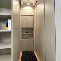 Realizzazione Progetto Arredamento per Interni Vista frontale Cabina Armadio Camera Matrimoniale