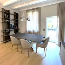 Realizzazione Progetto Arredamento per Interni Vista Sala da Pranzo in Open Space