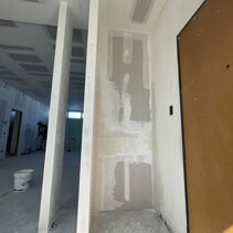 Progetto Interni globale con Ristrutturazione Nicchia per Armadio p/Cappotti in costruzione