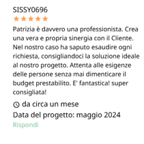 Recensioni su Pat Gabò Interiors Recensioni su Servizio Home Relooking