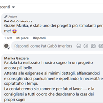Recensioni su Pat Gabò Interiors Recensione su Servizio Progettazione arredamento con Ristrutturazione